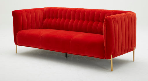 Deco Sofa in Pumpkin Fabric 17663-P-S