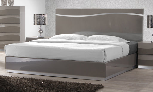 Contemporary High Gloss King Size Bed DELHI-BED-KING