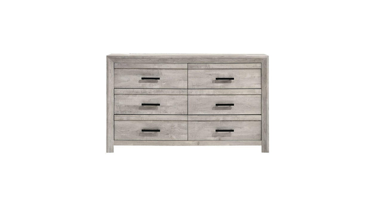 Denver Dresser – Denver Dresser Rustic Natural by Galaxy Home Furnishings