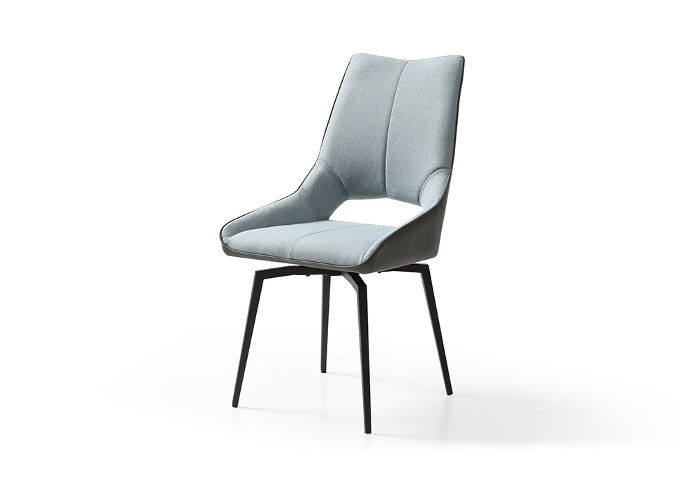 1239 Swivel dining chair Blue/Dark