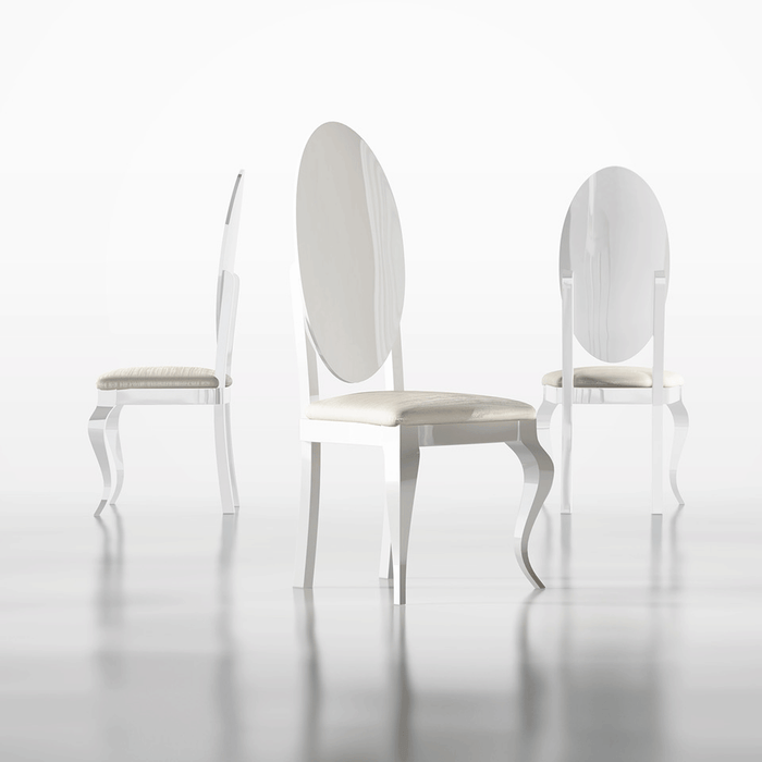 Carmen White Armchair