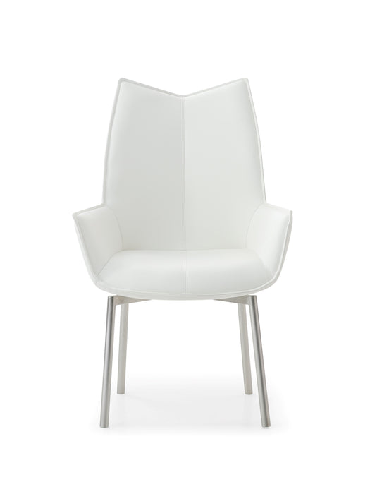 1218 swivel dining chair White