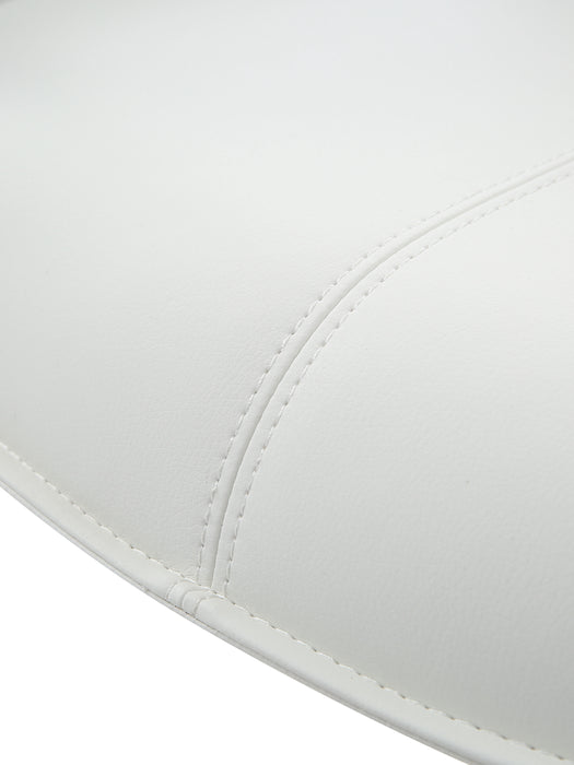 1218 swivel dining chair White