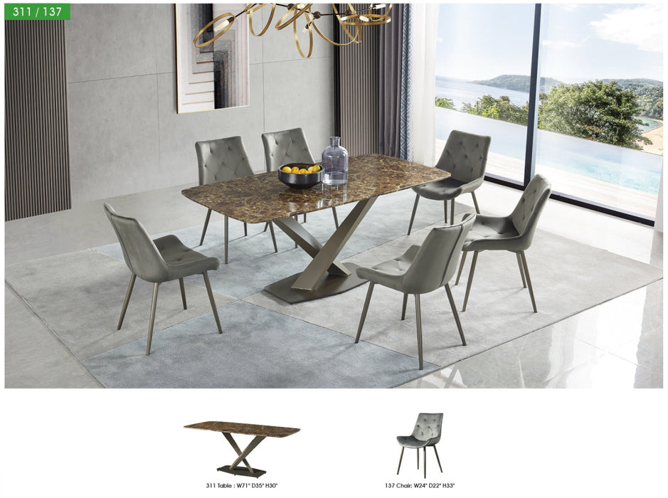 311 Marble Dining Table