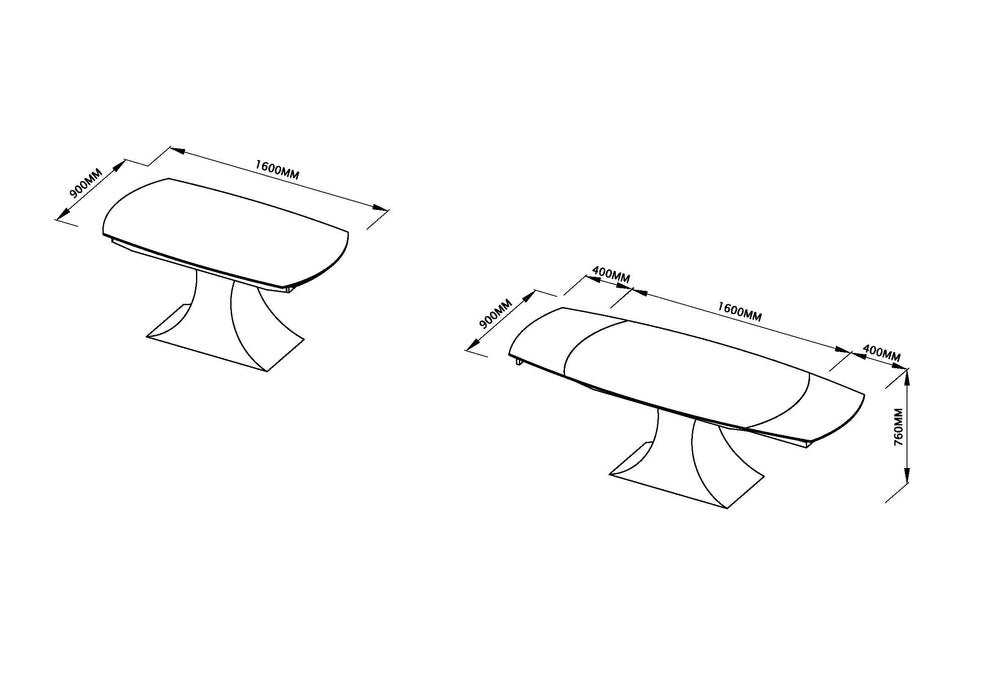 9035 Dining Marble Table