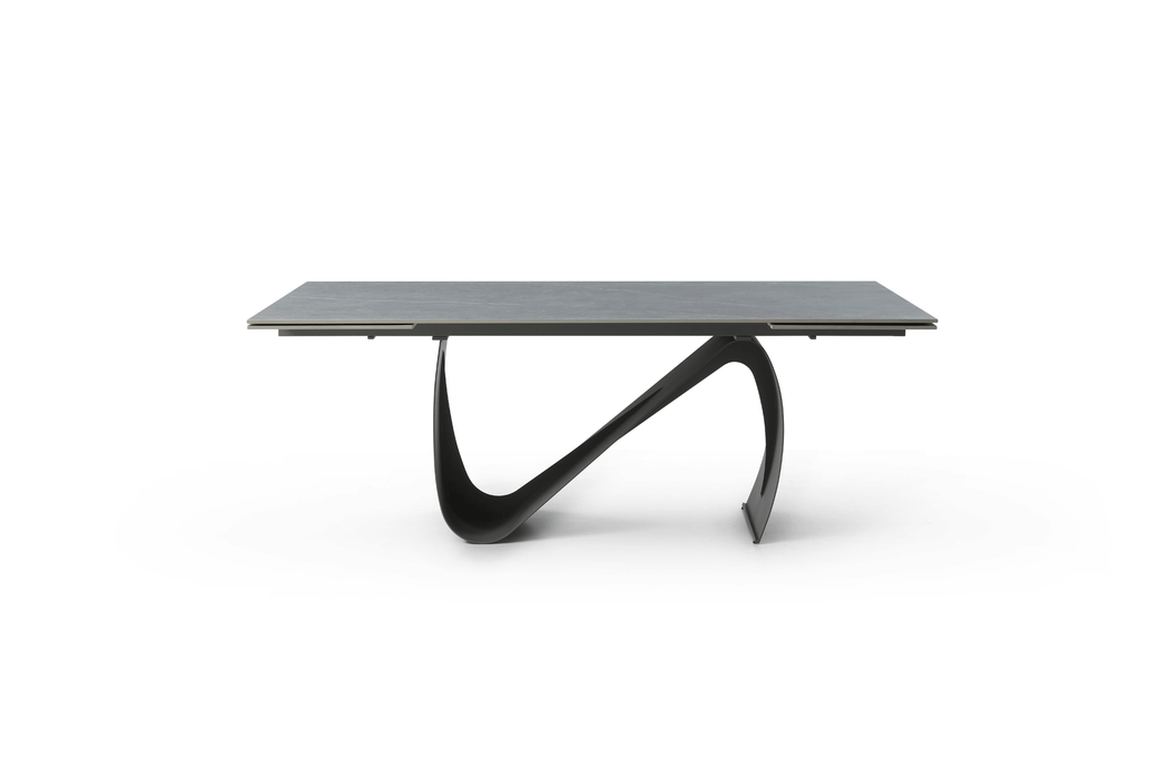 9087 Table Dark grey with 1218 swivel dark grey chair