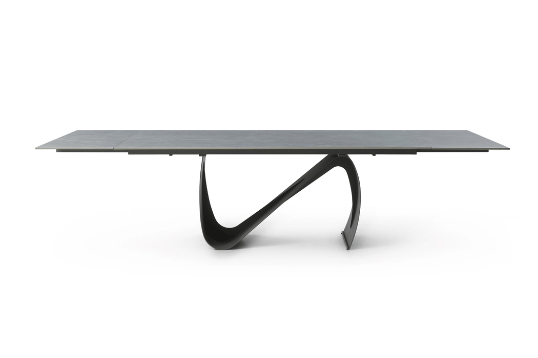 9087 Table Dark grey with 1218 swivel dark grey chair