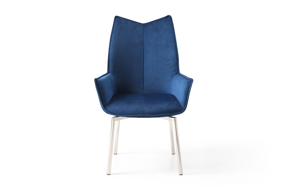 9188 Table with 1218 swivel blue chairs