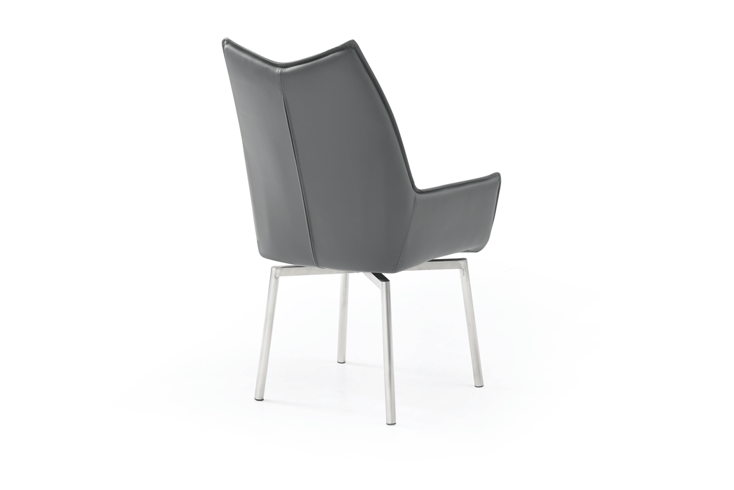 9188 Table with 1218 Swivel dark grey chairs