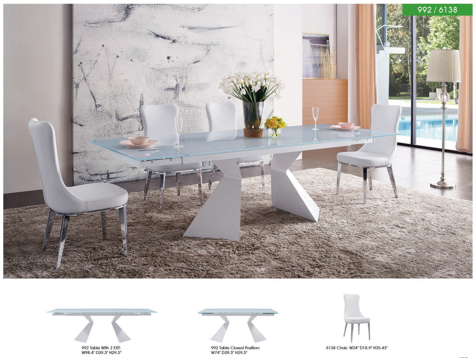 992 Dining Table - White
