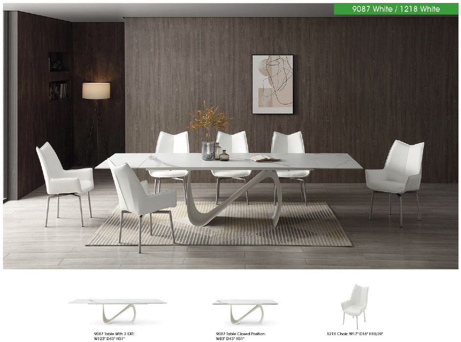 9087 Table White
