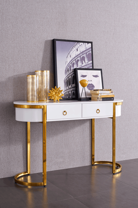 131 Gold Marble Dining