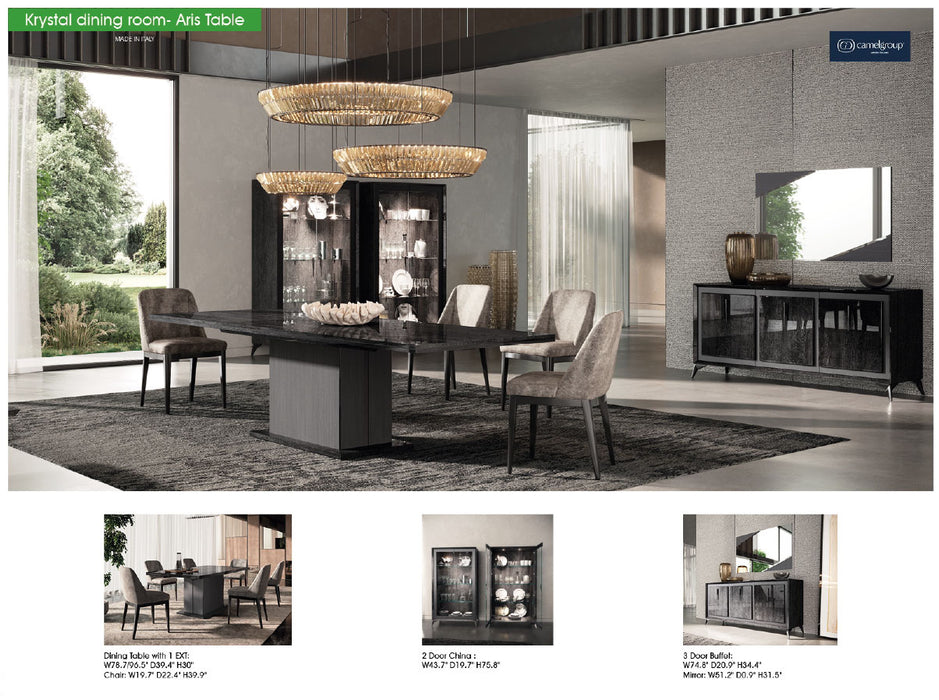 Krystal Dining room - Aris Table