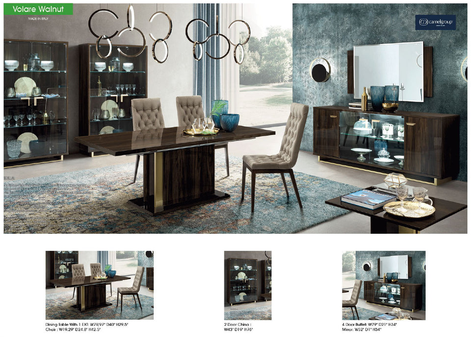 Volare Dining room Dark Walnut