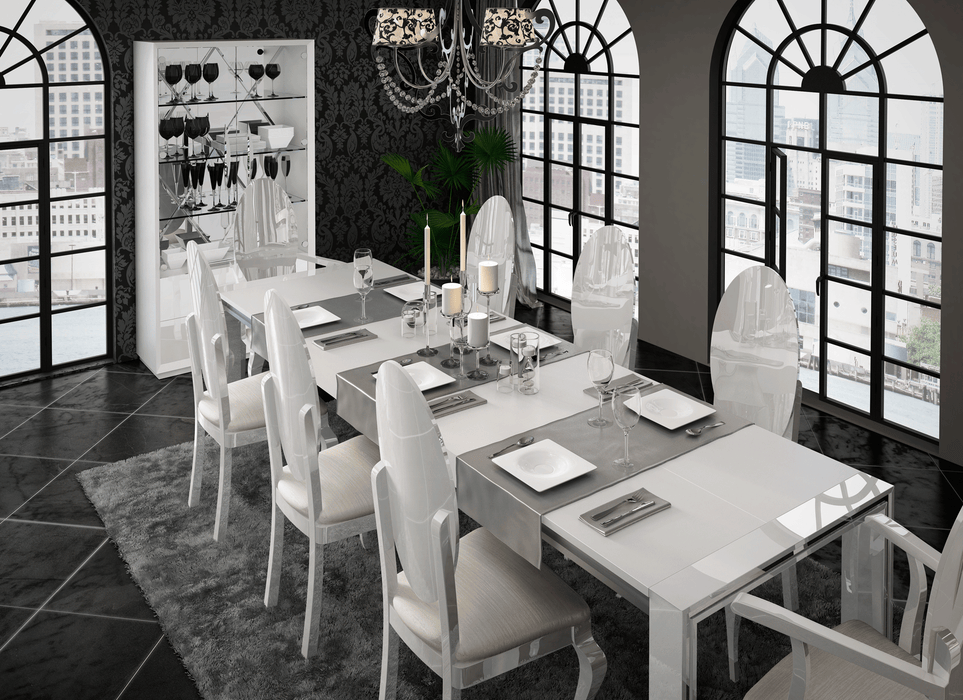 Carmen White Dining Table