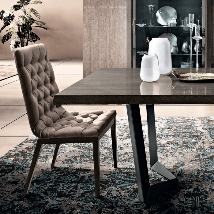 Elite Dining Room Brown  Silver Birch