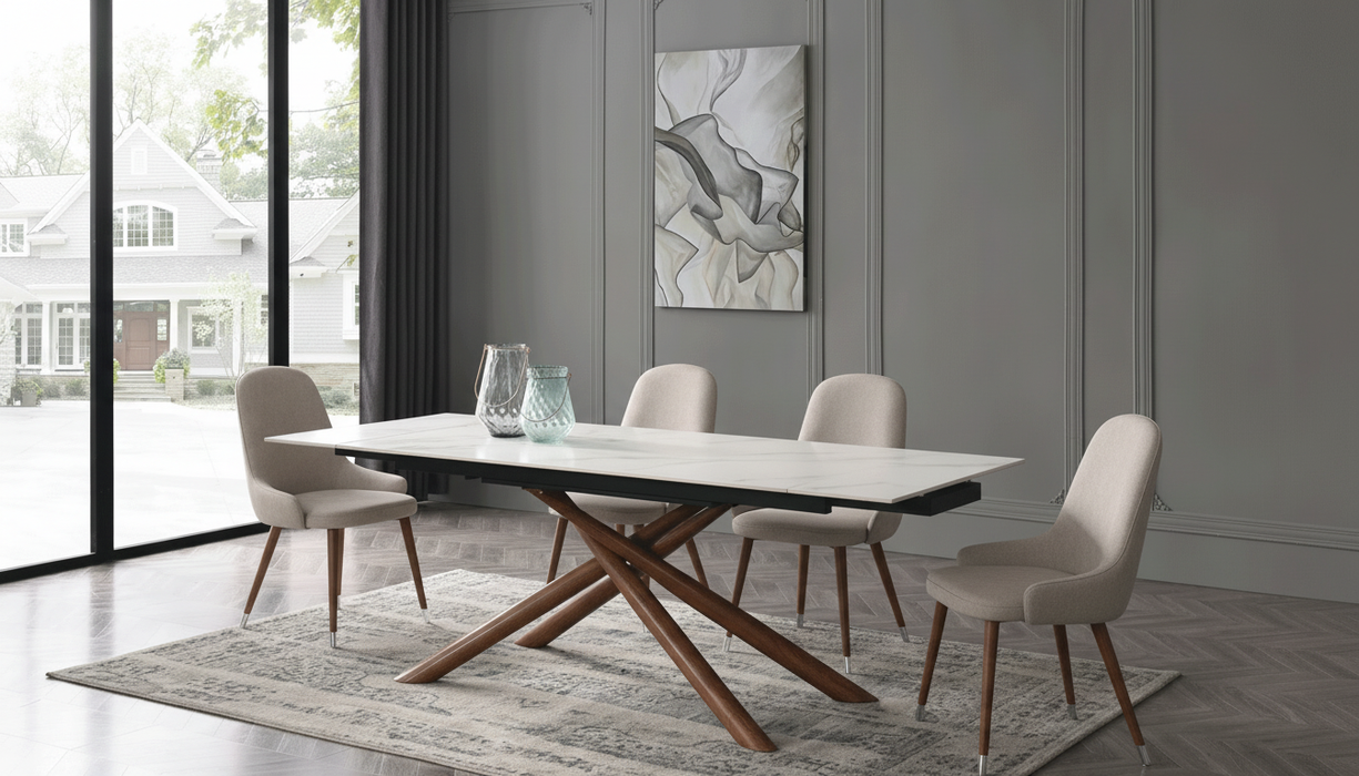 9063 Dining Marble Table 71"