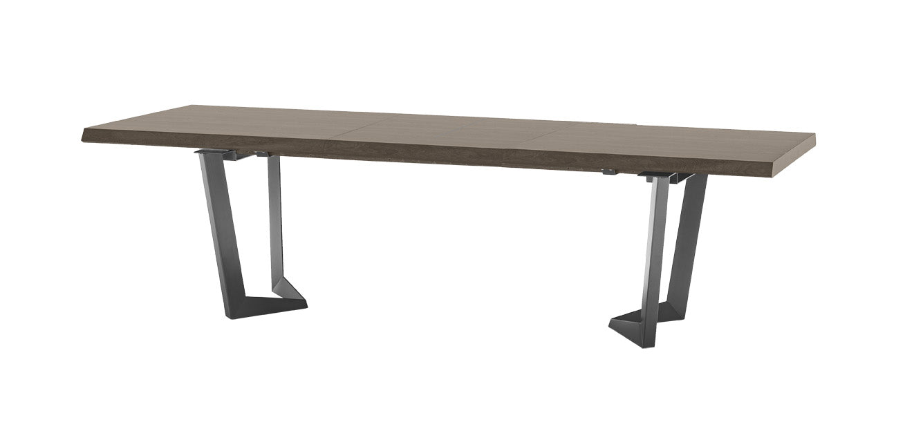 Elite Dining Table Brown  Silver Birch