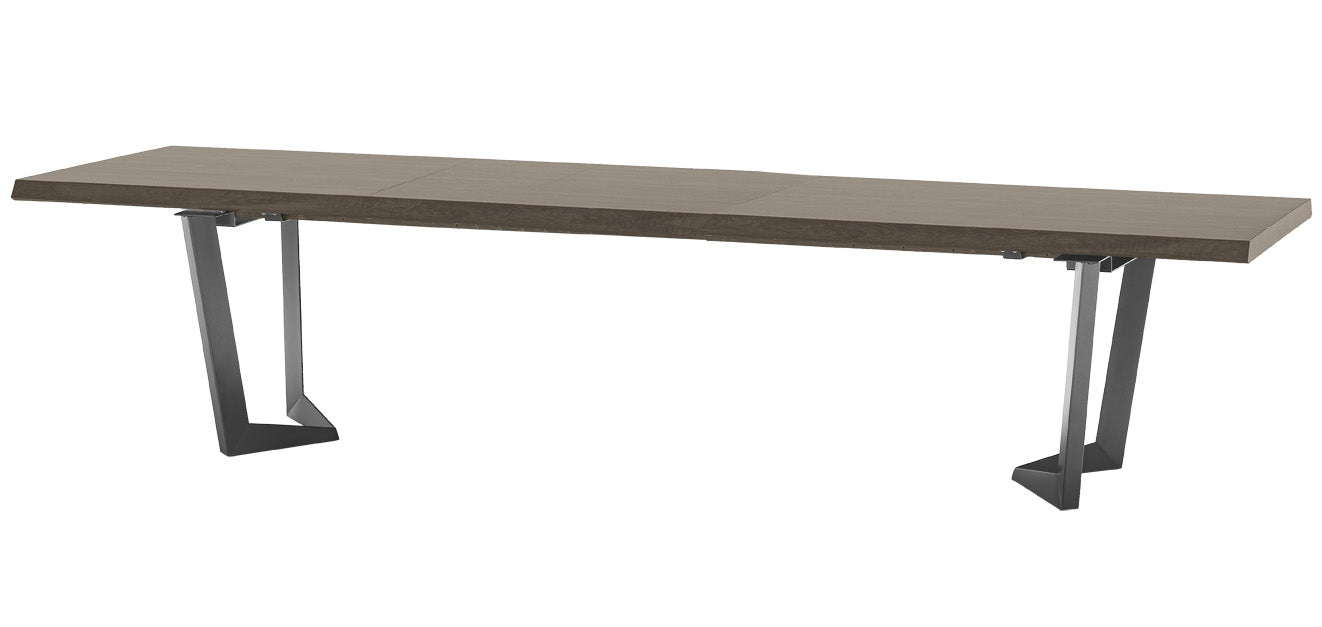 Elite Dining Table Brown  Silver Birch