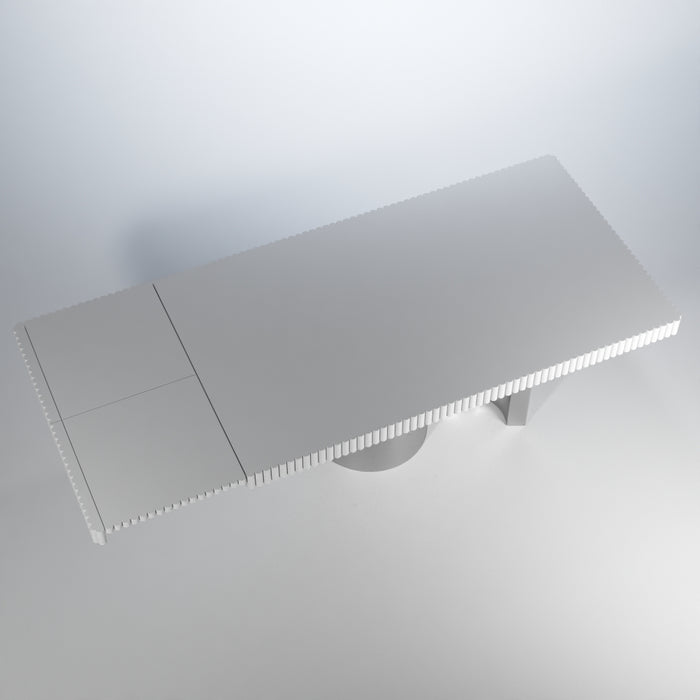 Wave Dining table w/ 2 Ext.