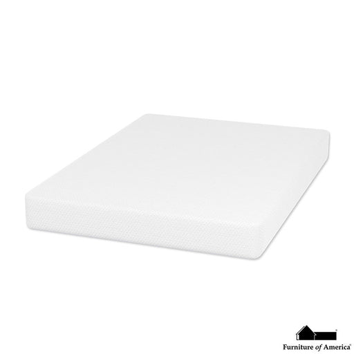 Nasturtium 8" Bamboo Charcoal Infused Memory Foam - White - Full
