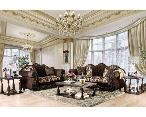 Ronja Sofa + Loveseat - Dark Brown