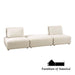 Stavanger 2-Seater w/ Square Ot - Beige