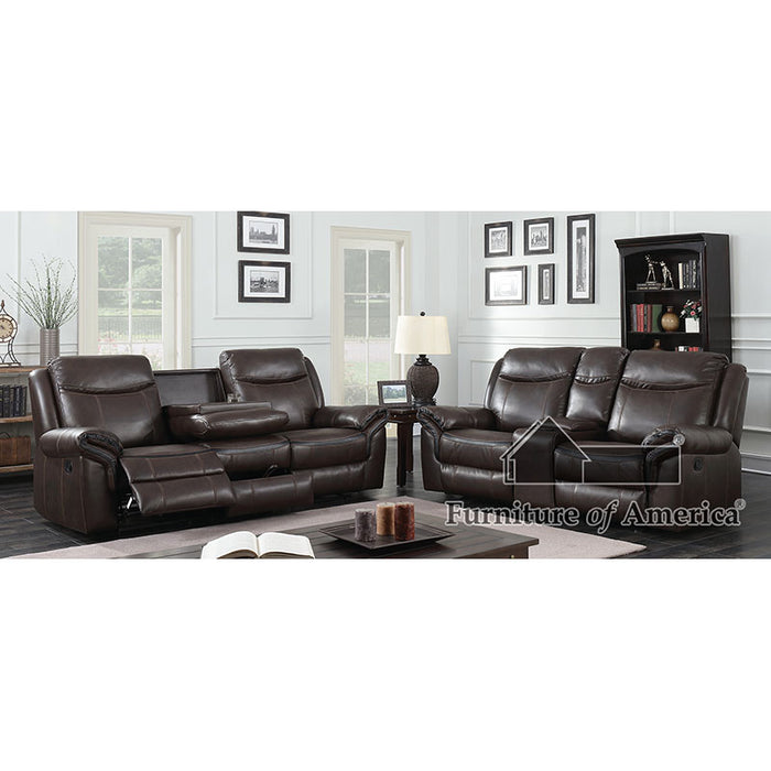 Chenai Loveseat - Brown