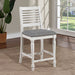 Calabria Counter HT. Chair - Antique White/Gray