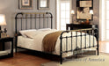 Riana Metal Bed - Antique Black - King