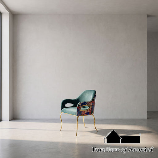 Layers Accent Chair - Brushstroke Slate Green