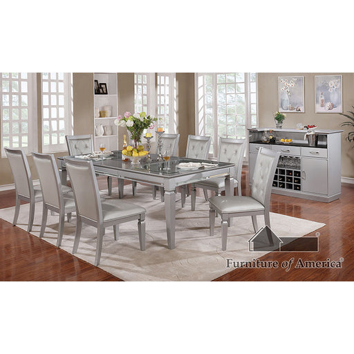 Alena Side Chair - Silver