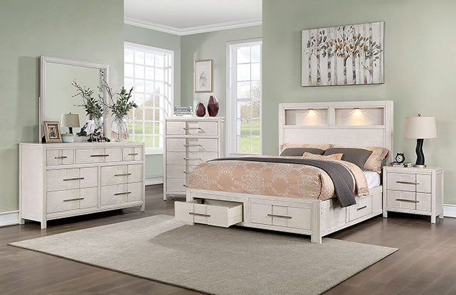 Karla Bed - White - King