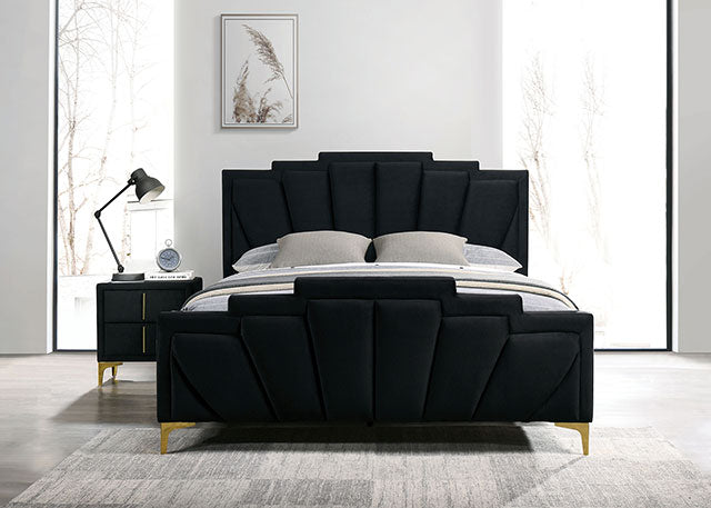 Florizel Bed - Queen / Black