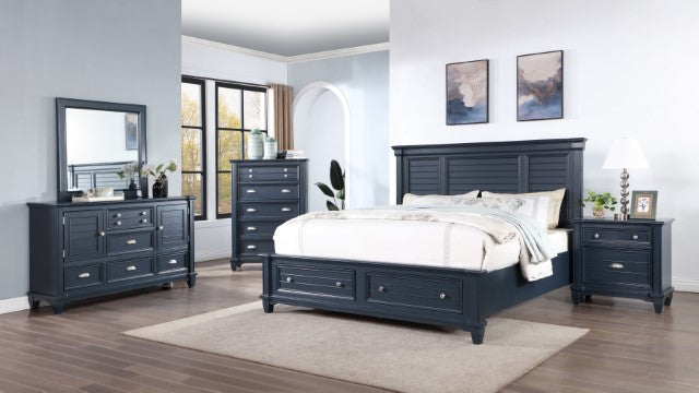 Manzanillo Bed - Slate Blue - Queen