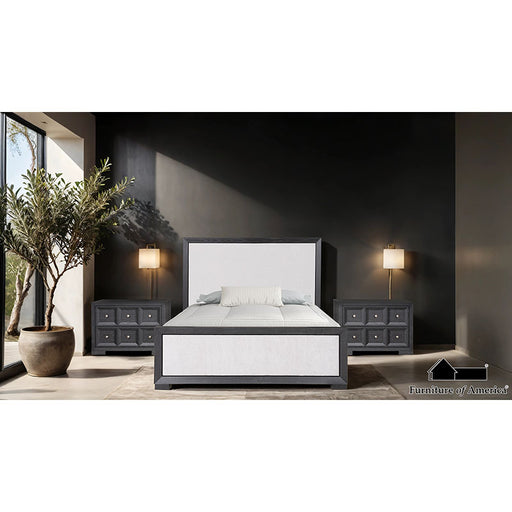Hatton Cross 5 PC. Bedroom Set W/ 2NS - Weathered Black / 5 PC. Queen Bedroom Set W/ 2NS (FM79021BK-Q-5PC-2N2)