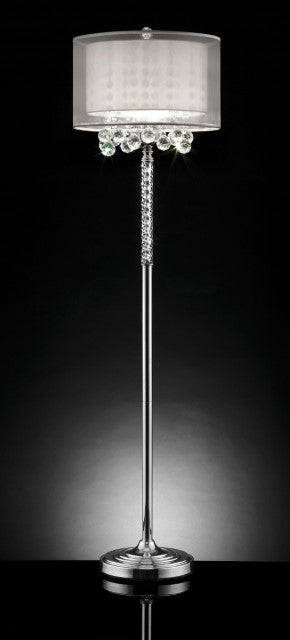 Lila Floor Lamp - Silver