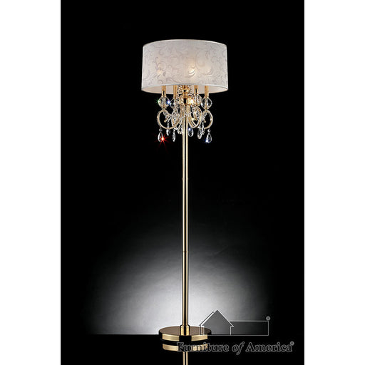 Deborah 63H Gold Floor Lamp