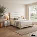 Andriola Bed - Queen / Chrome/White