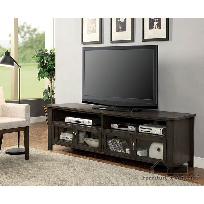 Alma 72 Tv Stand W/ 3MM Glass - Gray