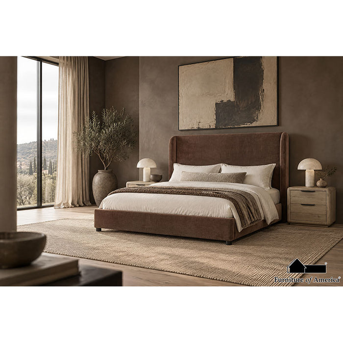 Dreval Bed - Acorn Brown - Queen