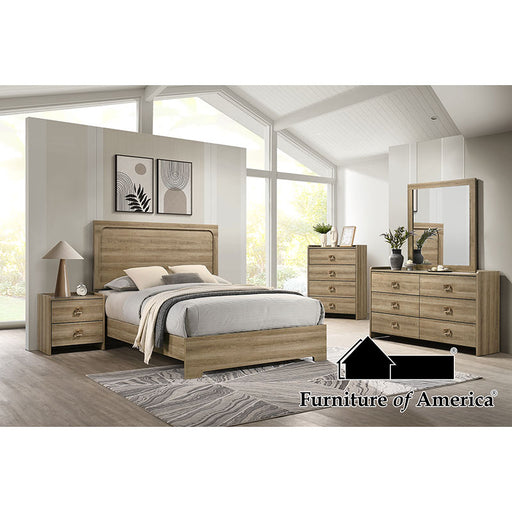Cadden Bed - Dusty Oak - King