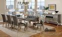 Amina Table + 6 Chairs - Champagne / Table + 6 Chairs (CM3219T-7PC)