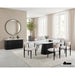 Lynton 5 PC. Dining Table Set - White/Black - 5 PC. Dining Table Set (FM37022BK-OT-5PC18BK)