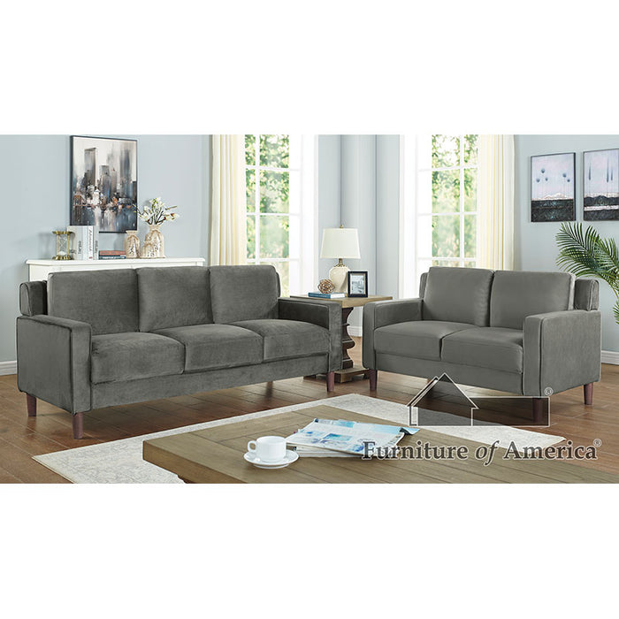 Brandi K/D Loveseat - Gray
