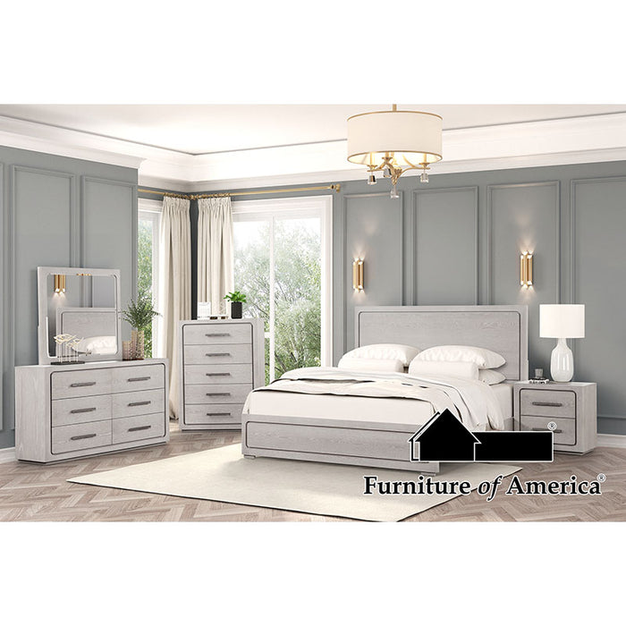 Crowthorne Bed - King / White Oak