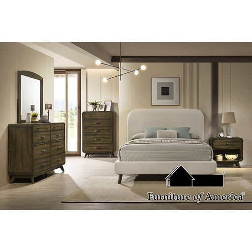 Heswall Bed - Rustic Oak - King