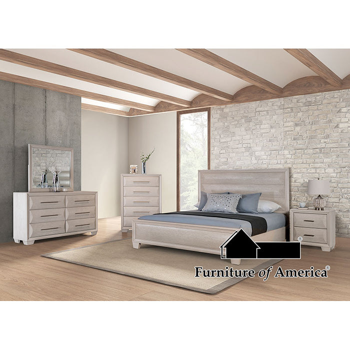 Chemnitz Bed - King / White Oak