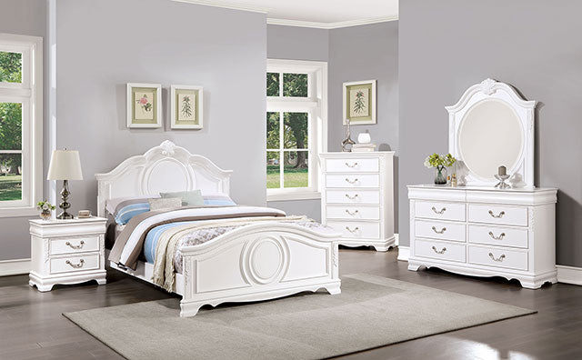 Alecia 4 PC. Bedroom Set - White - Twin