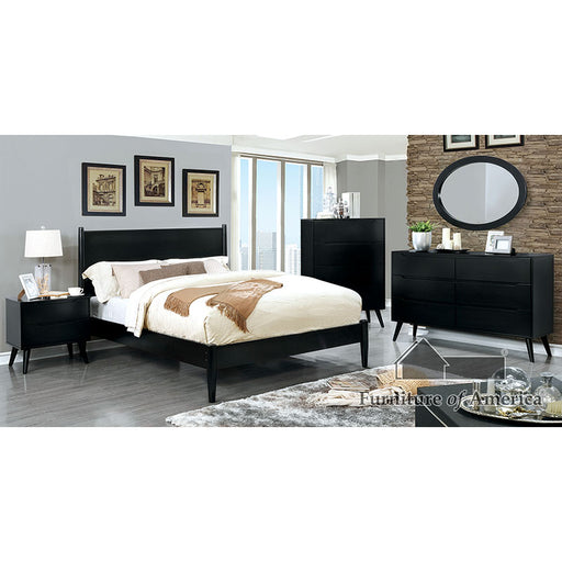 Lennart II Bed - Cal King / Black
